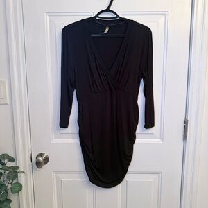 Thyme Maternity Black Long Sleeve Top